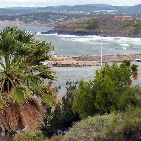 Apartment Comfortable Nest With Pool Facing The Sea Six-Fours-les-Plages